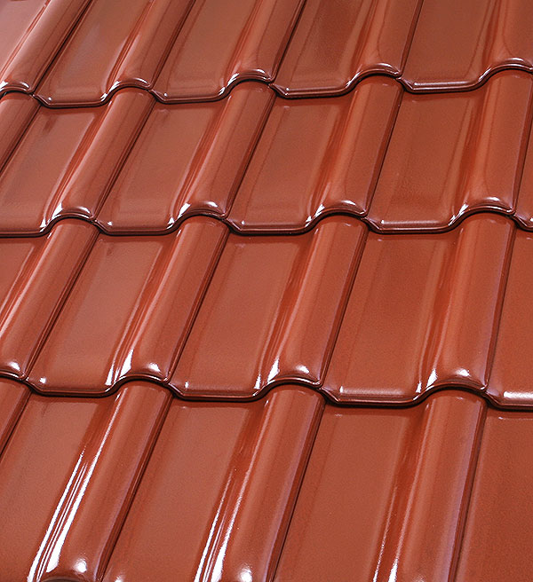 Керамическая черепица Roben FLANDERNplus cayenne