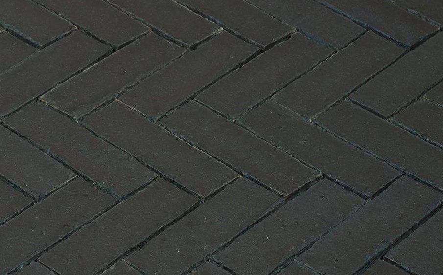 Клинкерная брусчатка Penter Nero wasserstrich