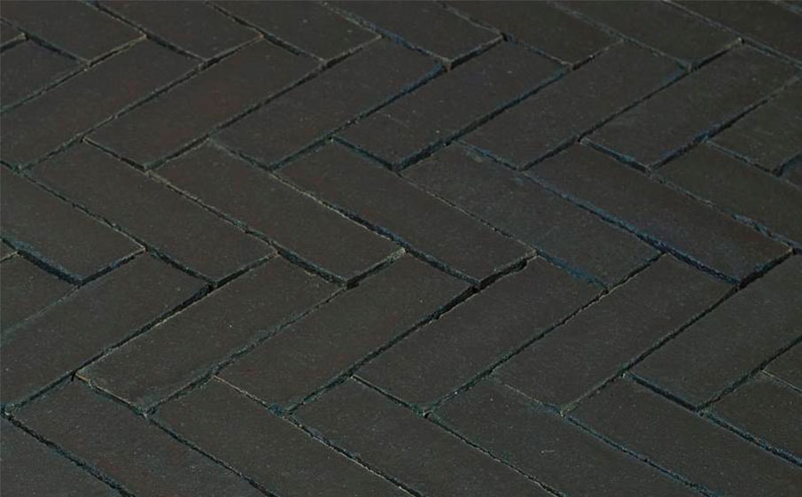 Клинкерная брусчатка Penter Nero wasserstrich tumbled