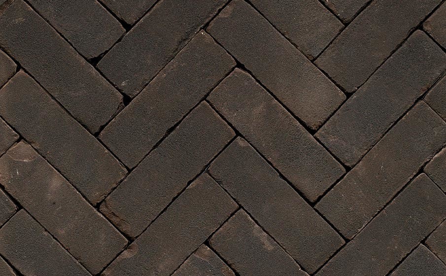 Клинкерная брусчатка Penter Nero wasserstrich tumbled