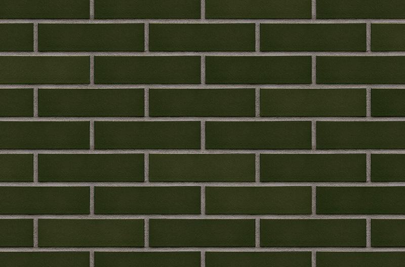 Глазурованная клинкерная плитка для фасада Green hills (25) Зеленый холм