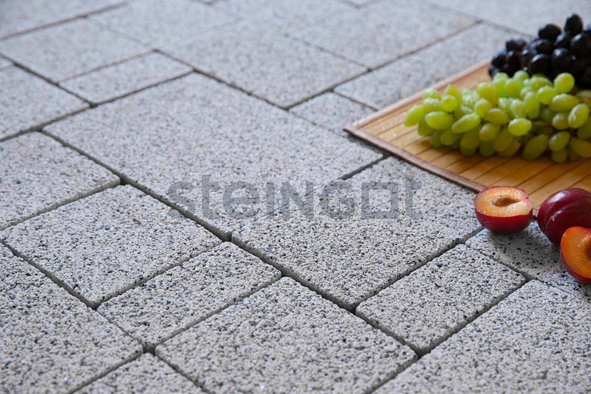 Тротуарная плитка Steingot Granit Premium Бавария Bianco Nero