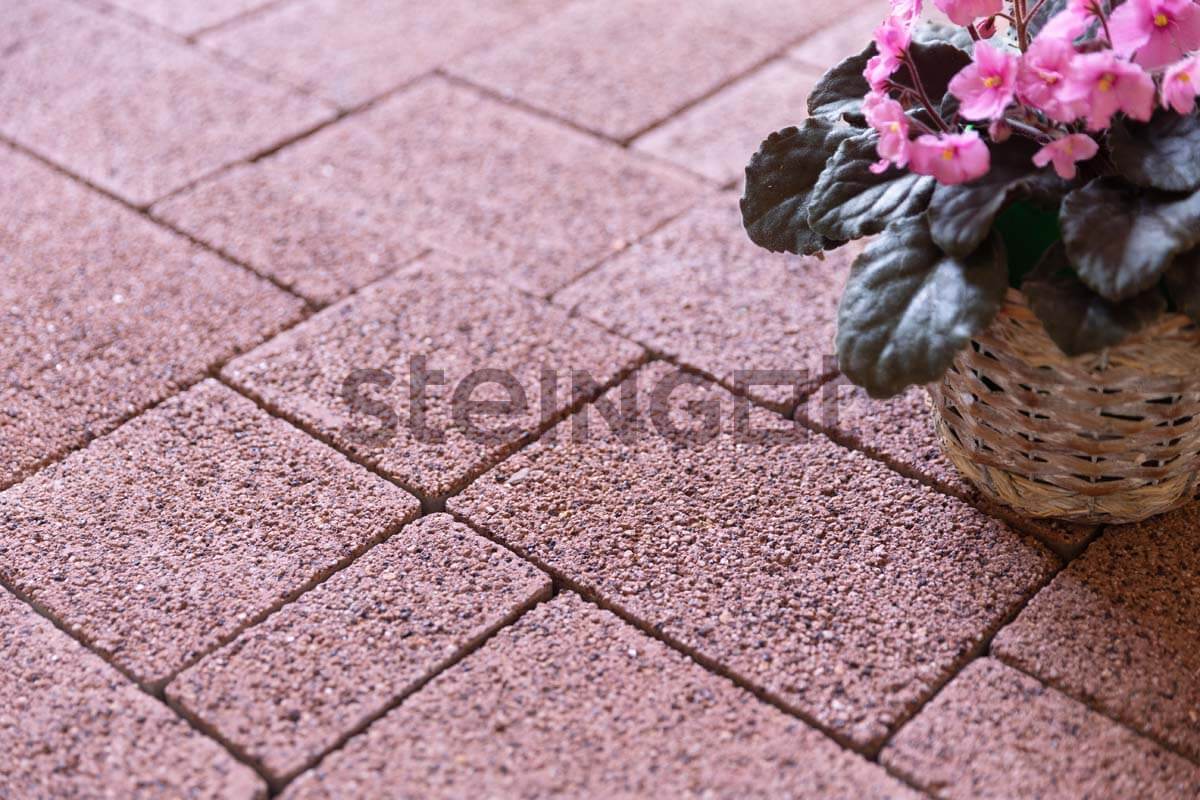Тротуарная плитка Steingot Granit Premium Бавария Rosa Sardo