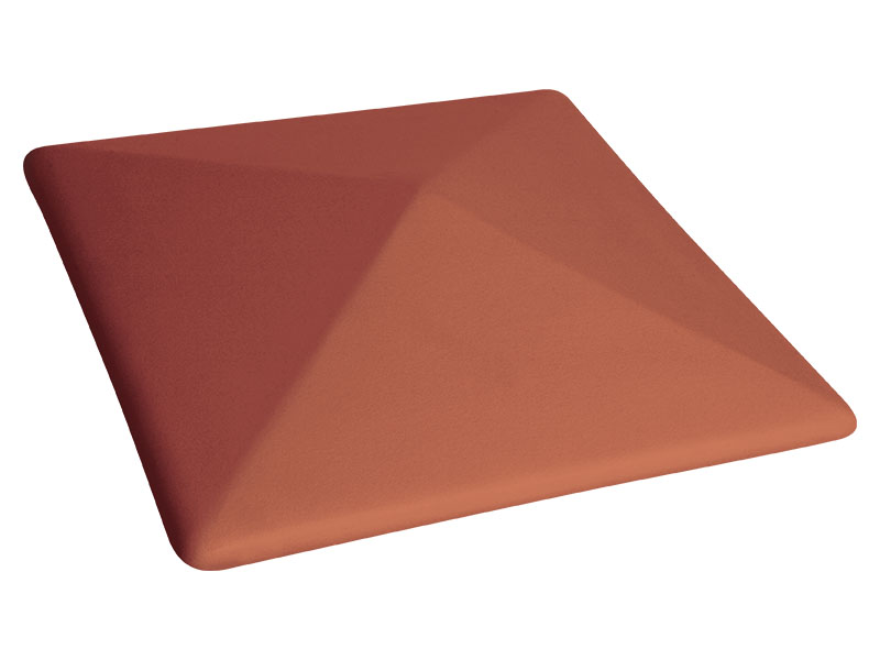 Колпак для столбов забора King Klinker Рубиновый красный (01) Ruby-red 400