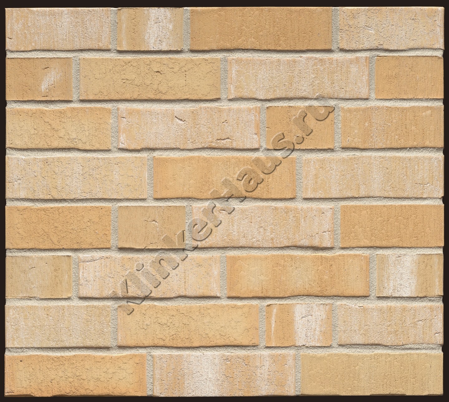 Облицовочный кирпич ручной формовки Feldhaus klinker K741RF75 vascu crema bora