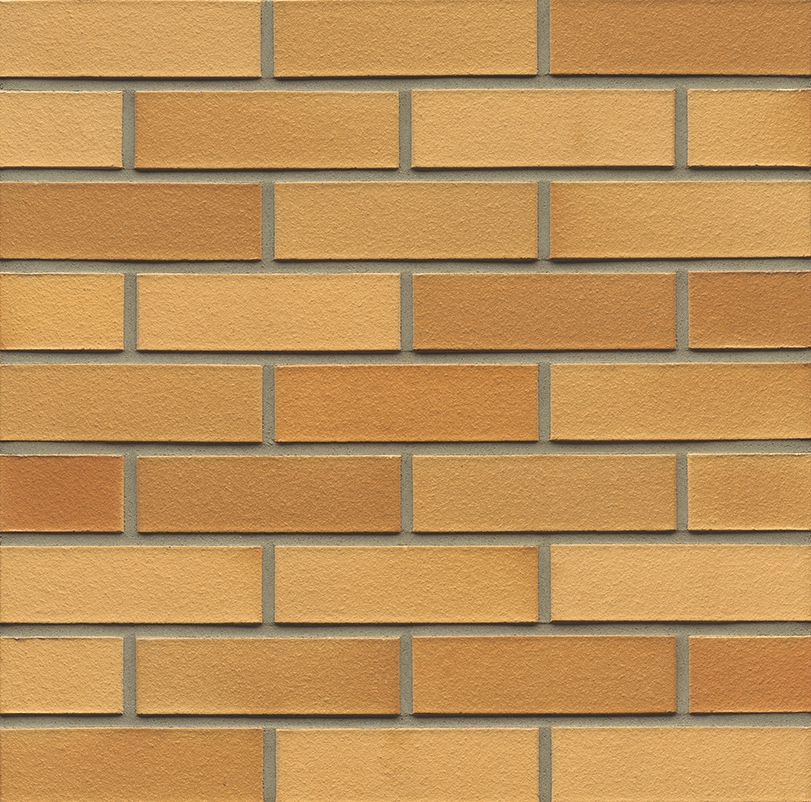 Клинкерный кирпич MUHR NF 01 Niederlausitzer Gelb edelglanz glatt
