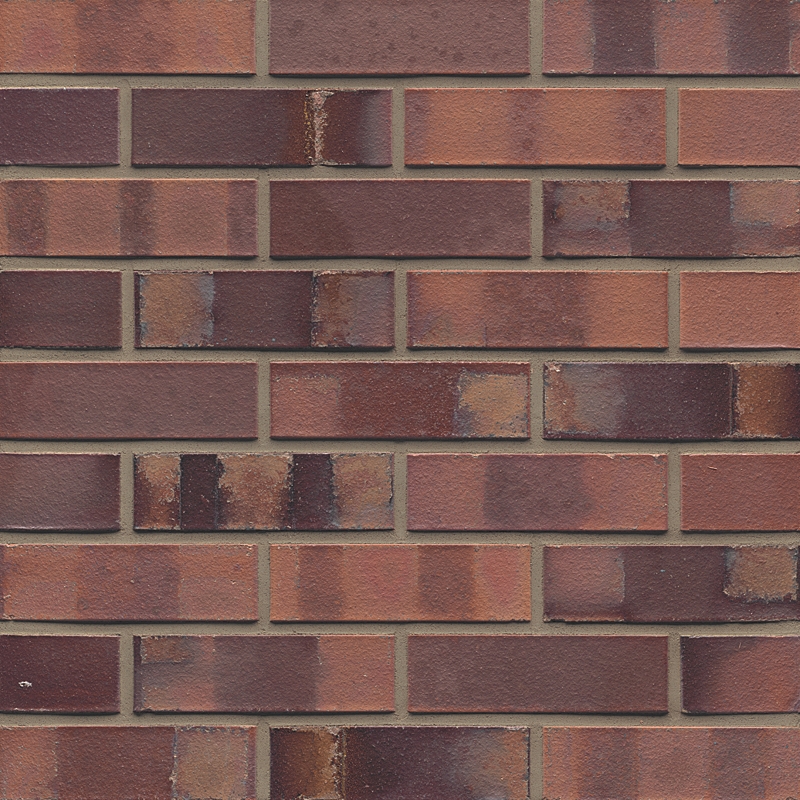 Клинкерный кирпич MUHR NF 04 Rotbraun-bunt spezial glatt