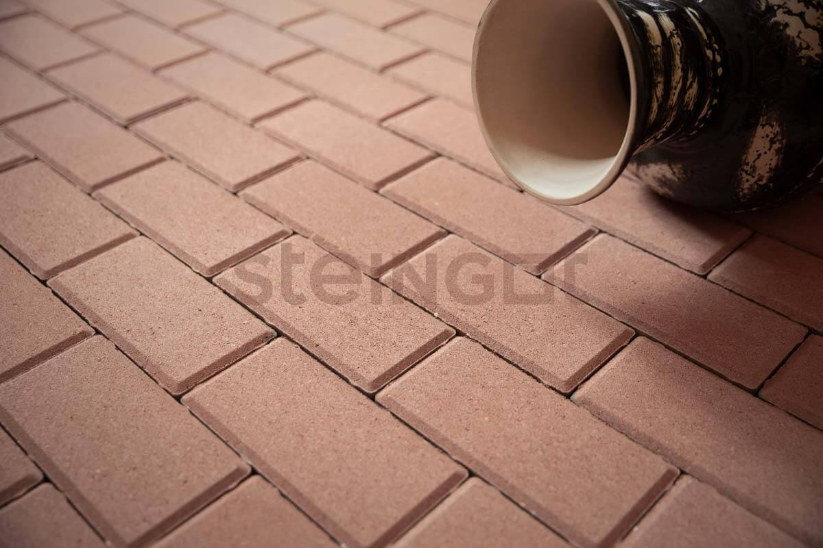 Тротуарная плитка Steingot Прямоугольник Бежевый (верхний прокрас)