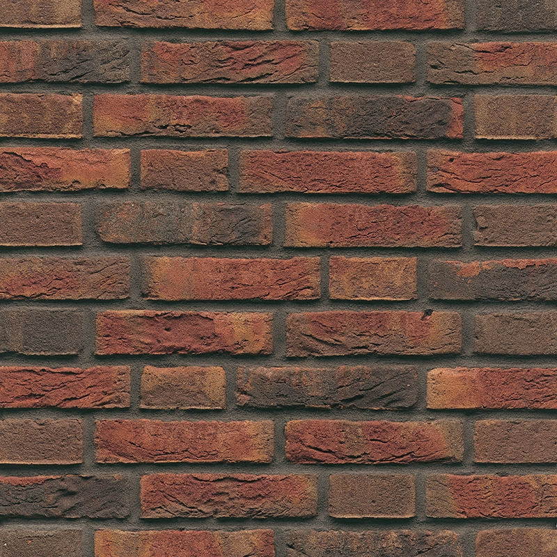 Клинкерный кирпич MUHR WF 06 Hellbraun-bunt geschaelt