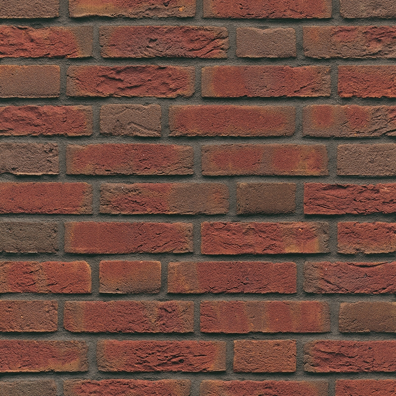 Клинкерный кирпич MUHR WF 6 Niederrhein rot geflammt