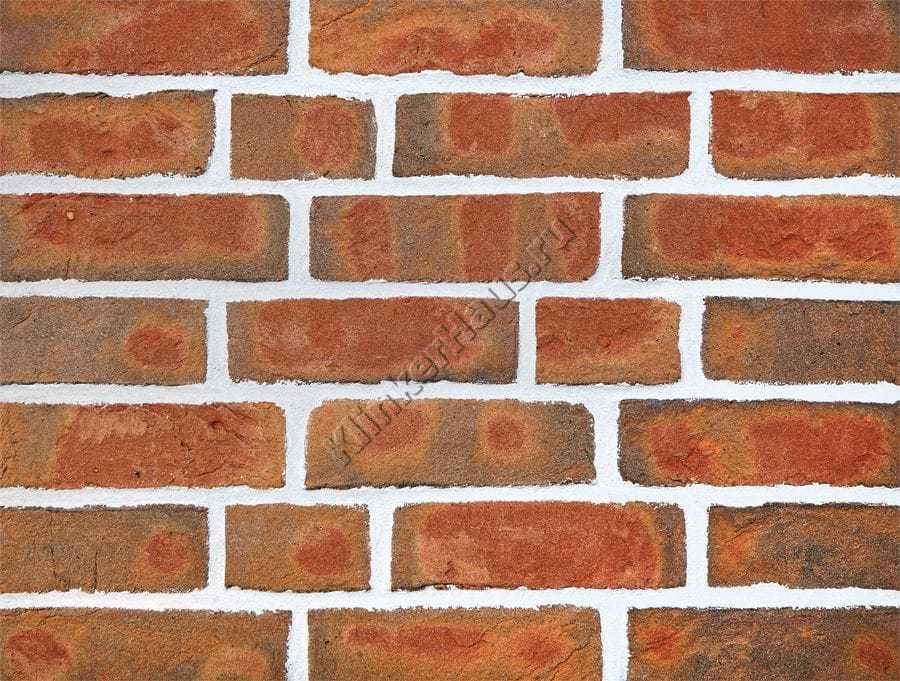 Клинкерная плитка ручной формовки Westerwalder WK962 Edwardian Multi Red